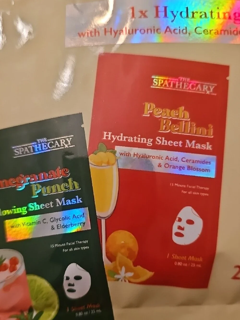 The Spathecary Mask Gift Set - Beige & Red Packaging